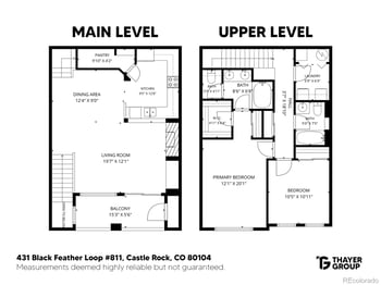 431 Black Feather Loop #811, Castle Rock, CO 80104