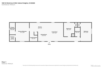 1801 W 92nd Ave Lot 830, Denver, CO 80260