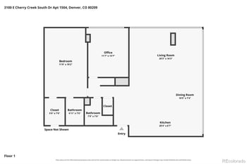 3100 E Cherry Creek South Dr #1504, Denver, CO 80209