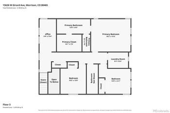15626 W Girard Ave, Morrison, CO 80465