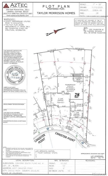 4207 Canister Point, Castle Rock, CO 80108