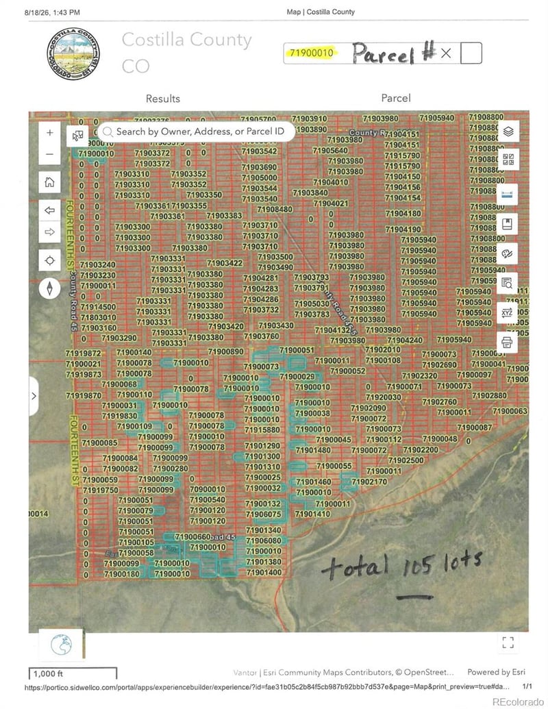 113 lots Sports Valley Est, Mesita, CO 81152