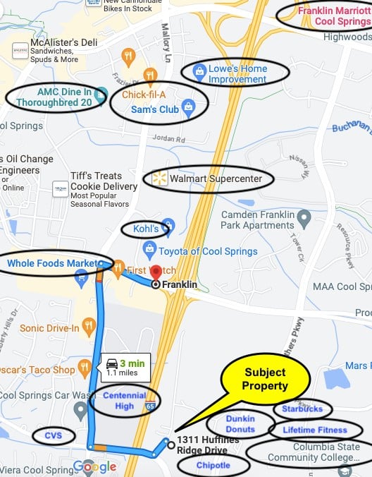 1311 Huffines Ridge Dr, Franklin, TN 37067