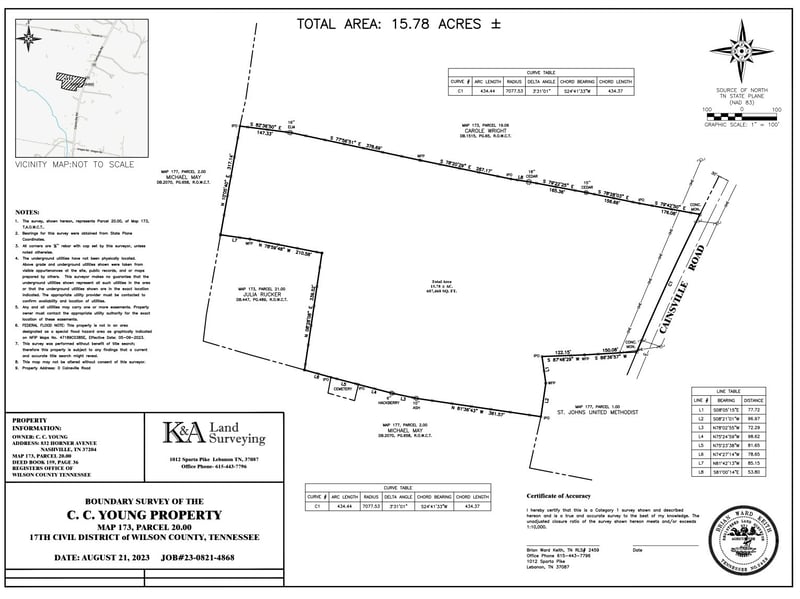 0 Cainsville Rd, Lascassas, TN 37085