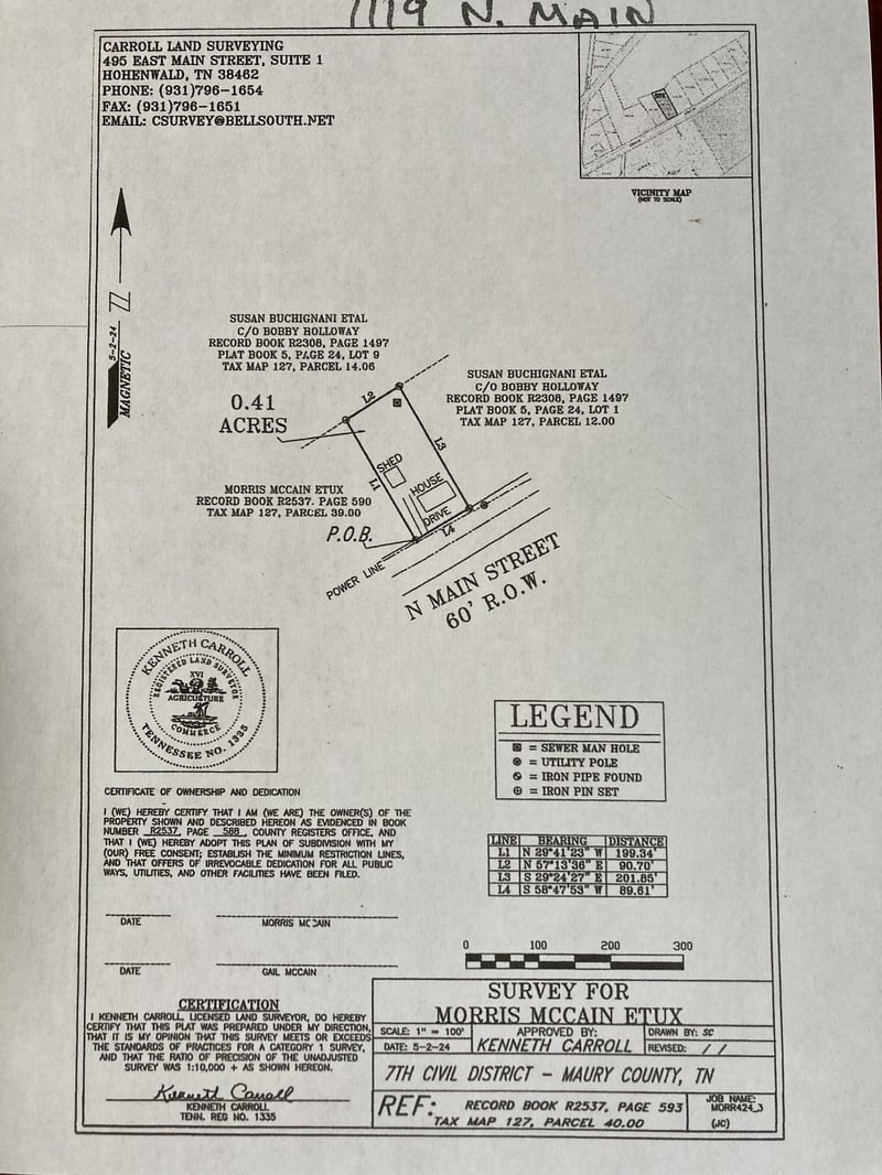 1119 N Main St, Mount Pleasant, TN 38474