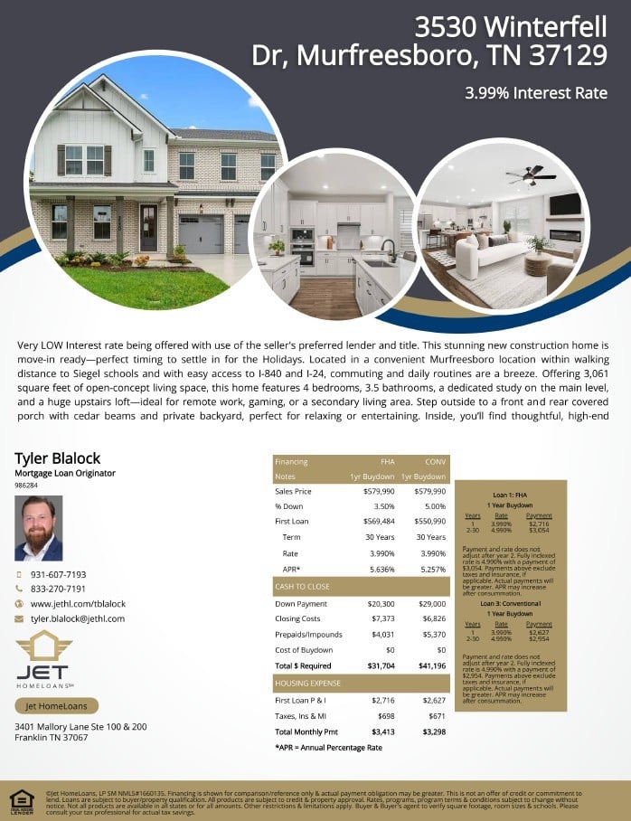 3530 Winterfell Dr, Murfreesboro, TN 37129