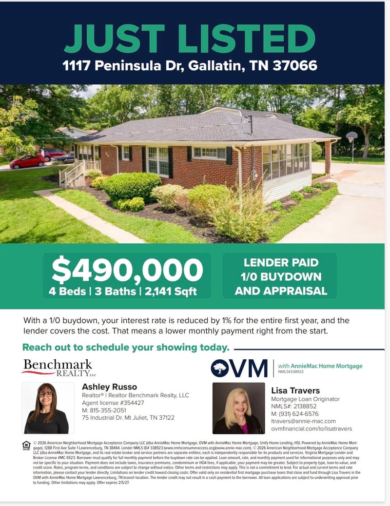 1117 Peninsula Dr, Gallatin, TN 37066