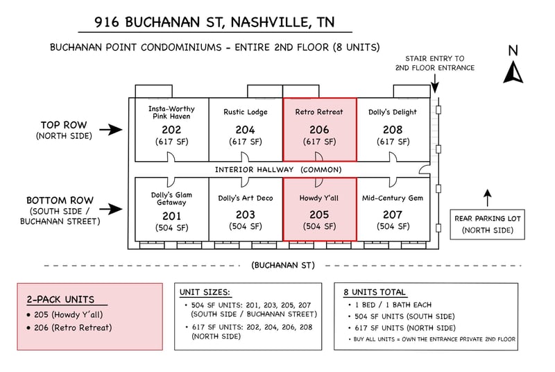 916 Buchanan St #206, 205, Nashville, TN 37208