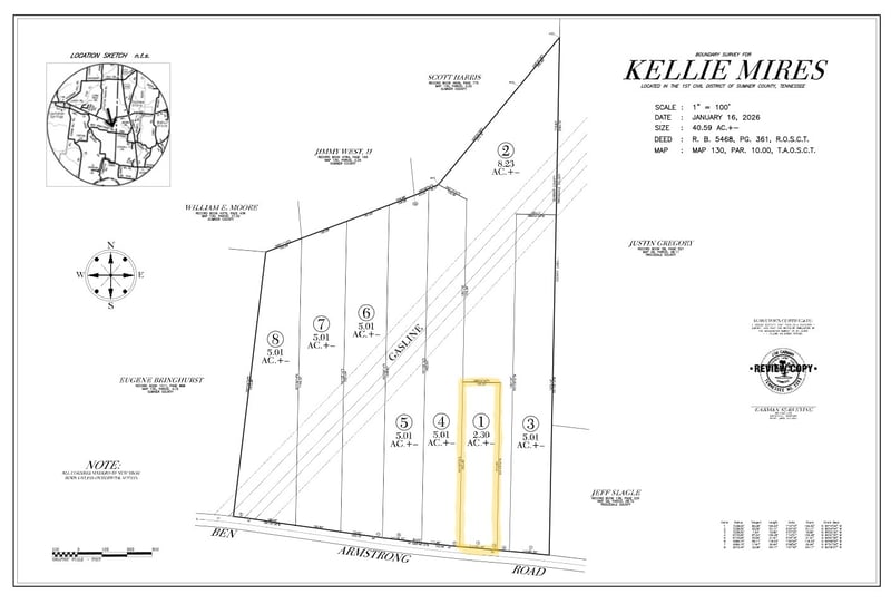 Ben Armstrong Rd Lot 1, Castalian Springs, TN 37031