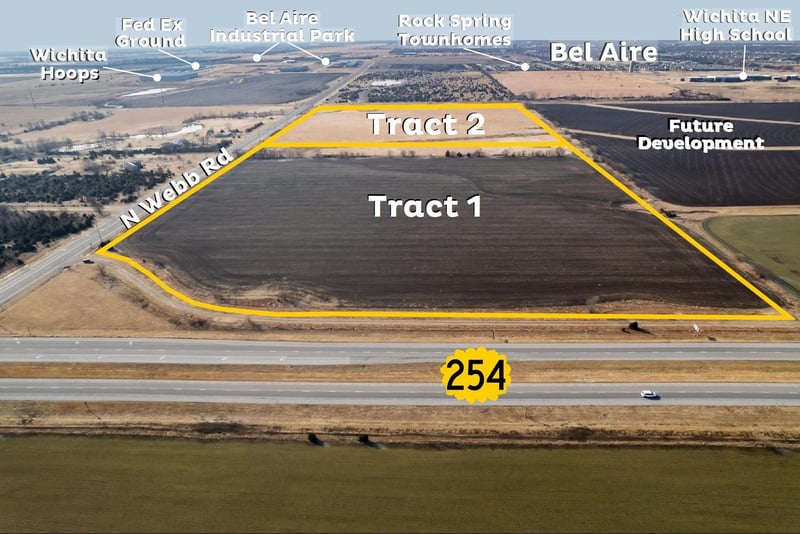 SWc of Hwy 254 And N Webb Rd Tract 1, Bel Aire, KS 67226