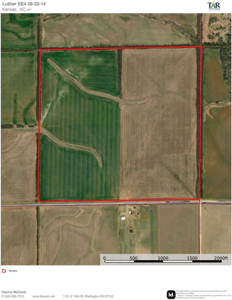 0000 E 40th St S SE/4 Sec 28-T32-R1E, Wellington, KS 67152