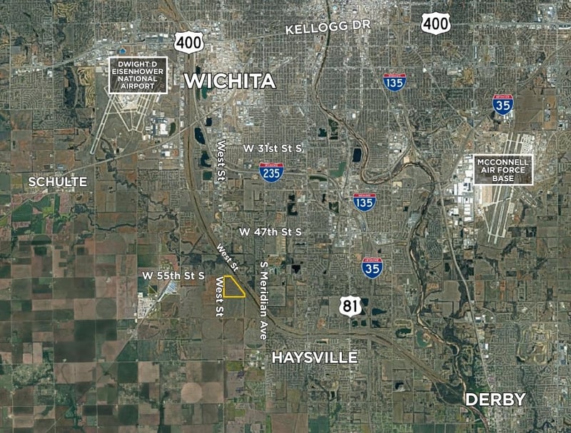 SEc of 55th St S & S West St, Haysville, KS 67060