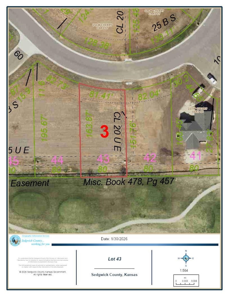 Lot 43 Cherry Oaks Ct, Cheney, KS 67025