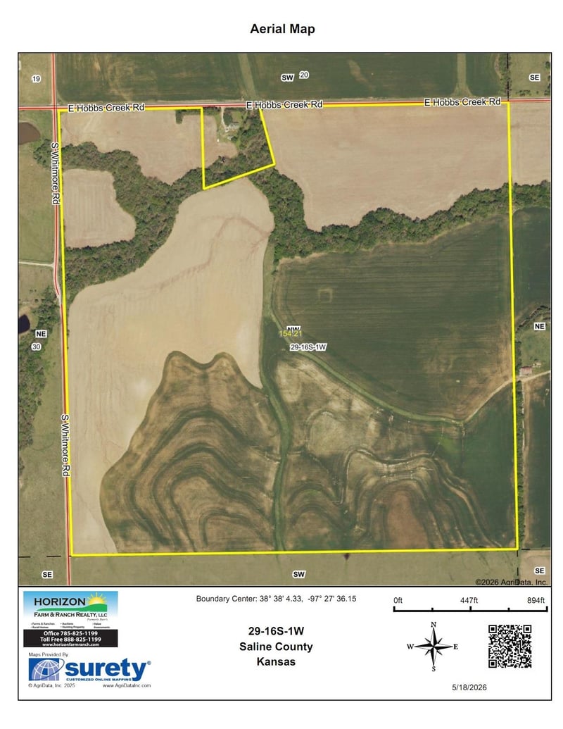 00000 Hobbs Creek Rd, Gypsum, KS 67448