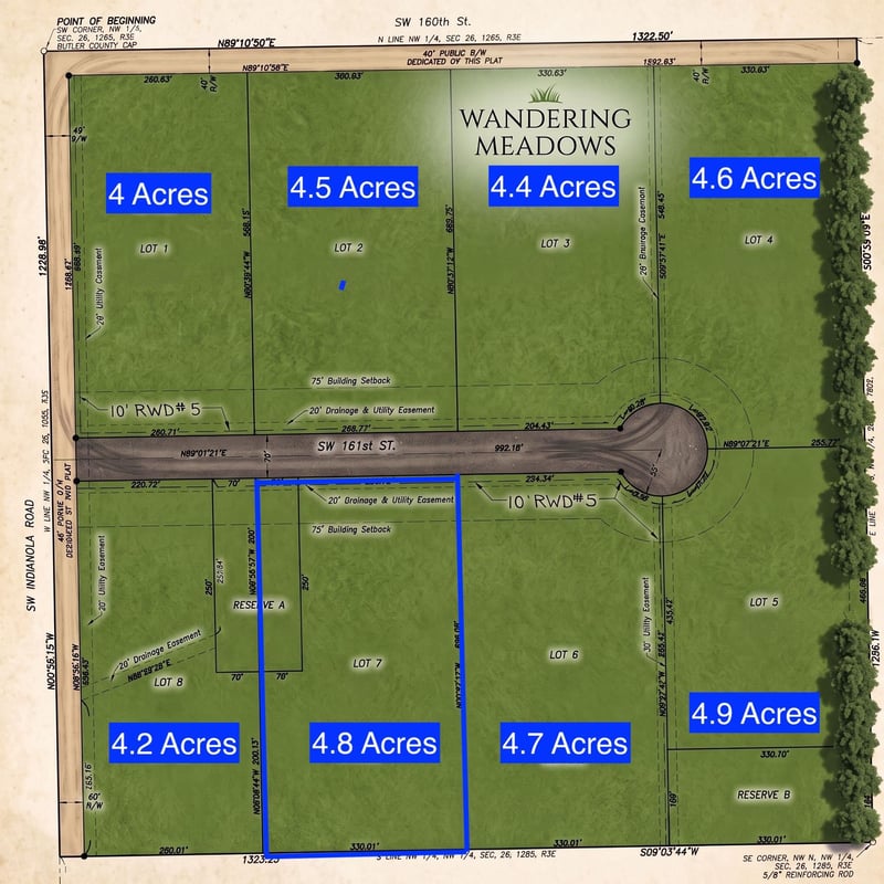 0 SW 161st St Lot 7, Rose Hill, KS 67133