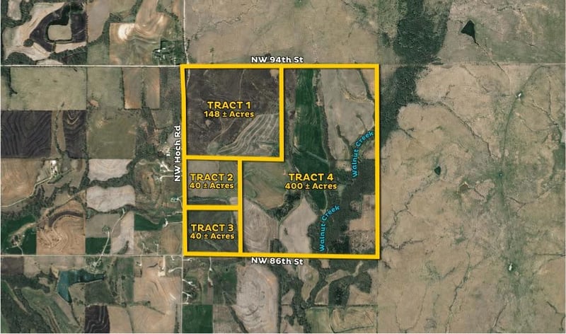 S of SEc of NW Hoch Rd & Nw 94th St Tract 2, Silver Lake, KS 66539