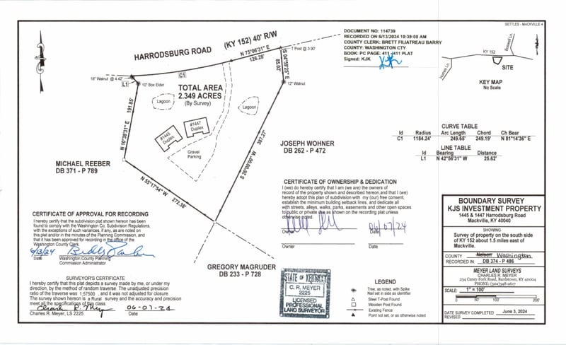 1445 Harrodsburg Rd, Mackville, KY 40040