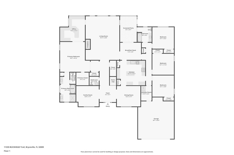 11335 Buckhead Trl, Bryceville, FL 32009