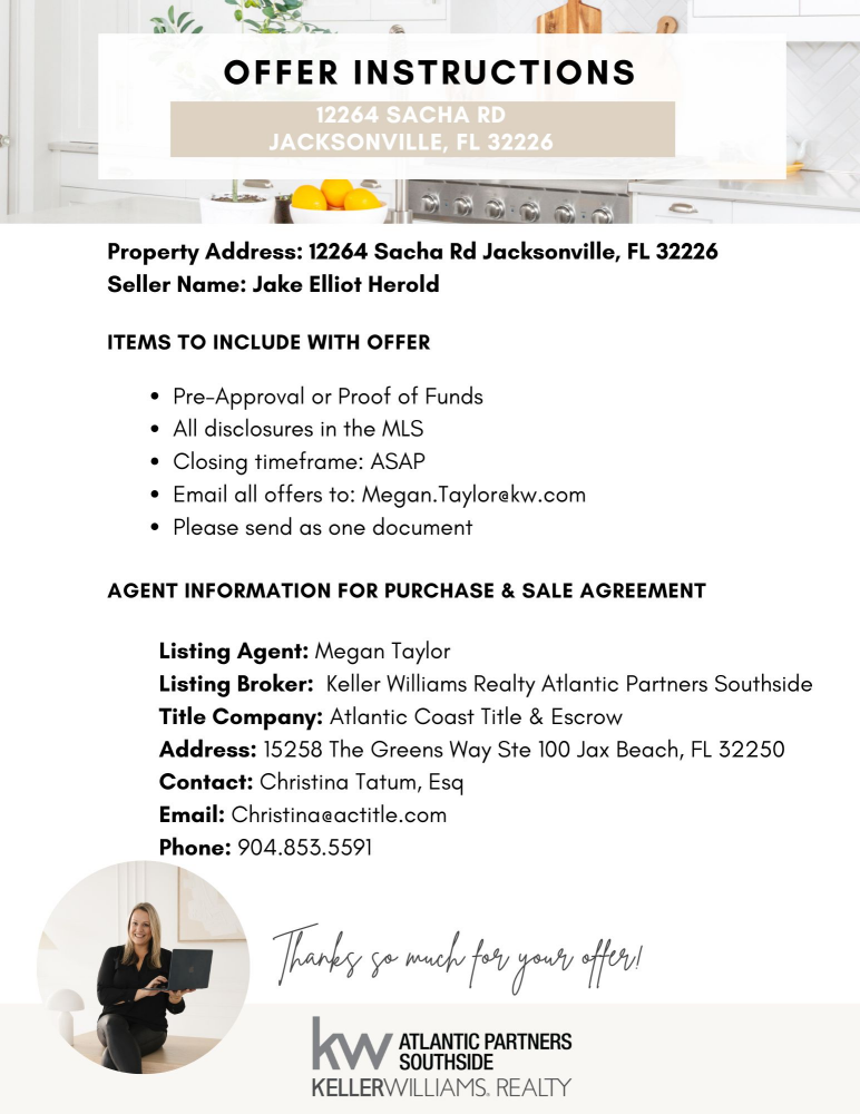 12264 Sacha Rd, Jacksonville, FL 32226
