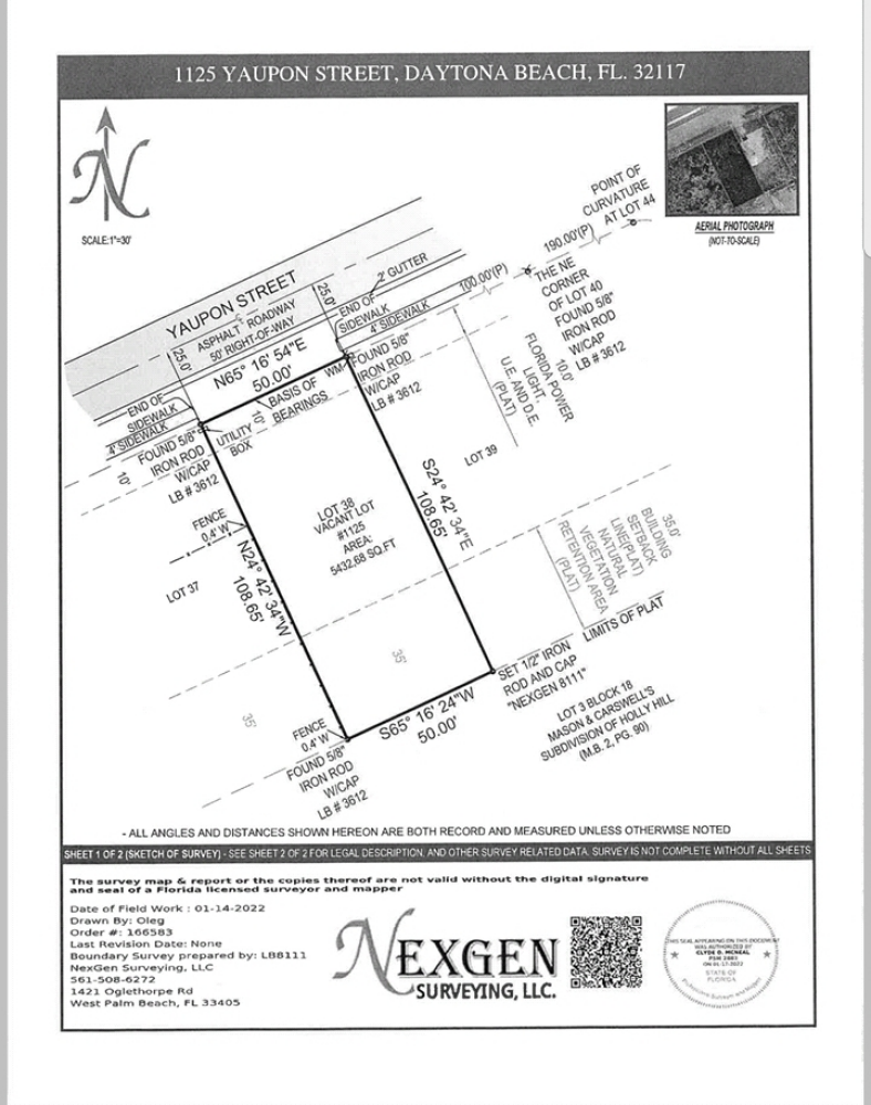 1125 Yaupon St, Daytona Beach, FL 32117