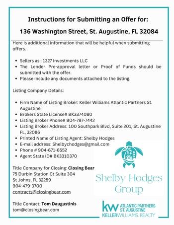 136 Washington St, St Augustine, FL 32084
