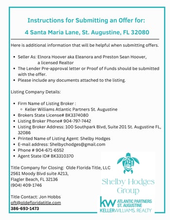 4 Santa Maria Ln, St Augustine Beach, FL 32080