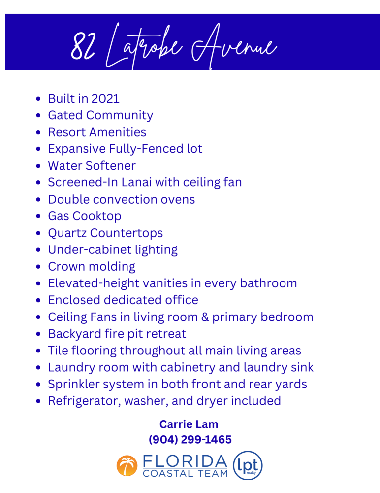 82 Latrobe Ave, St Augustine, FL 32095