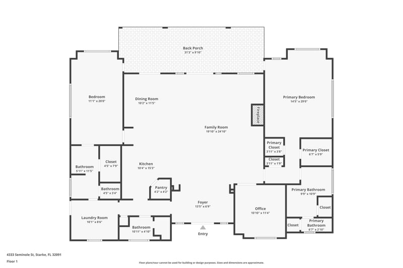 4333 Seminole St, Starke, FL 32091