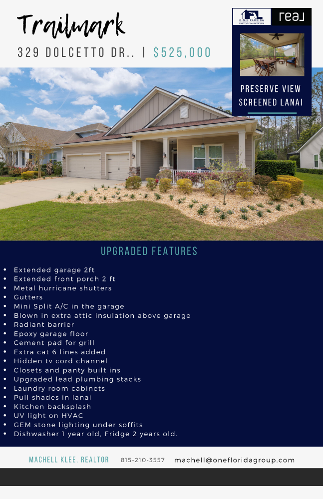 329 Dolcetto Dr, St Augustine, FL 32092