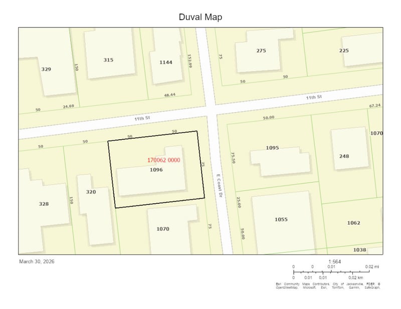 1096 East Coast Dr, Atlantic Beach, FL 32233