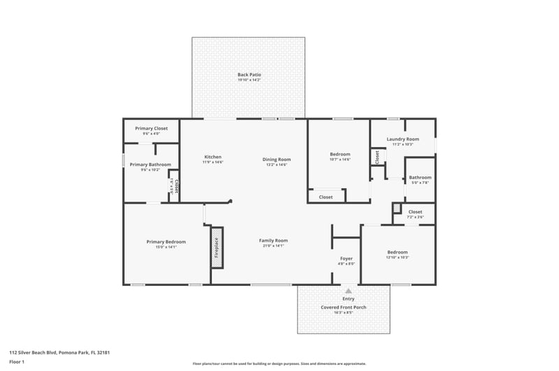 112 Silver Beach Blvd, Pomona Park, FL 32181