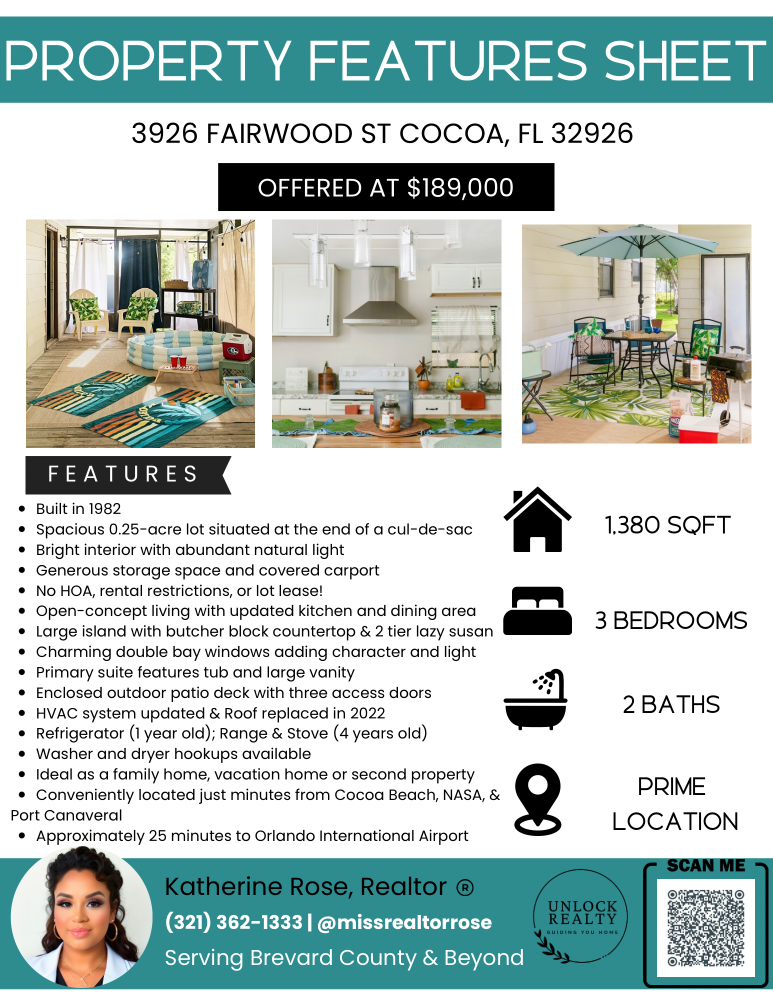 3926 Fairwood St, Cocoa, FL 32926