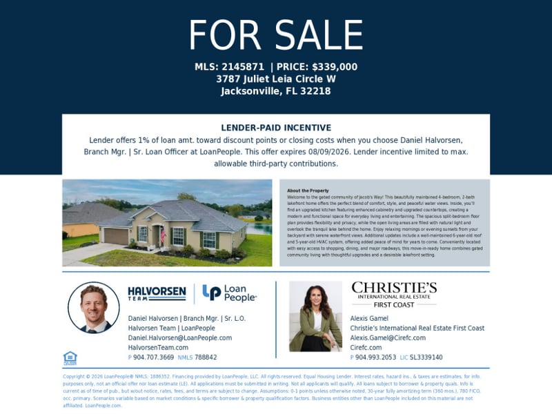 3787 Juliet Leia Cir, Jacksonville, FL 32218