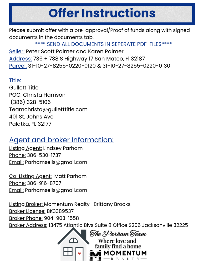 738 S Highway 17, San Mateo, FL 32187