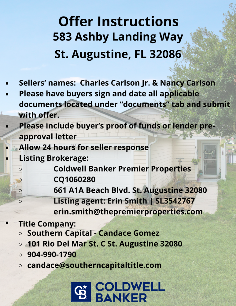 583 Ashby Landing Way, St Augustine, FL 32086