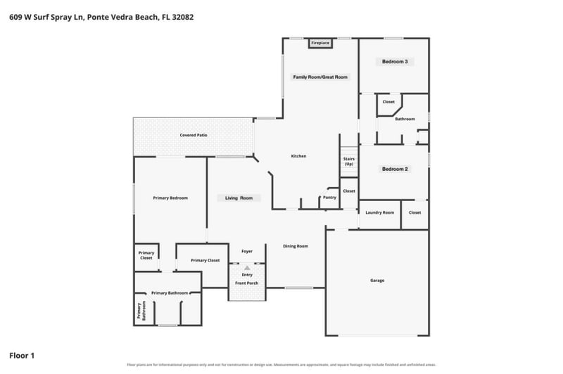 609 W Surf Spray Ln, Ponte Vedra Beach, FL 32082
