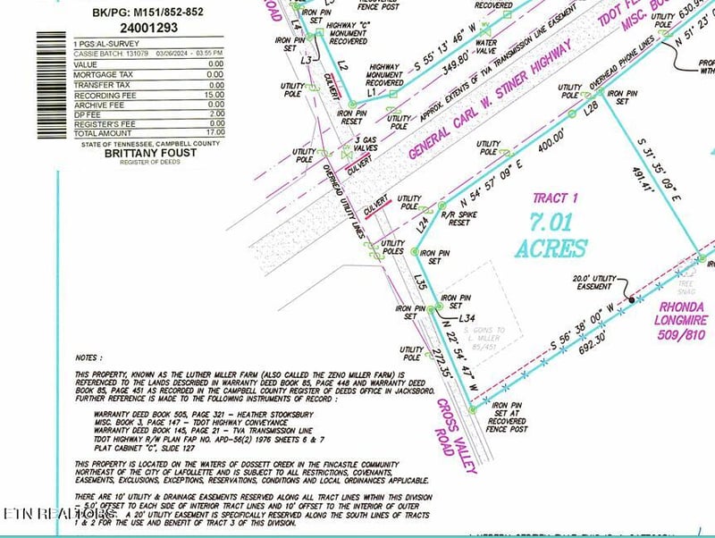 0 Cross Valley Rd, Lafollette, TN 37766