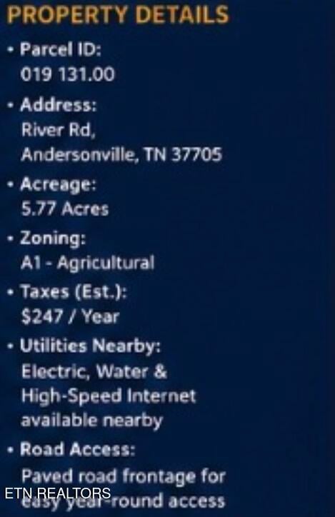 0 River Rd, Andersonville, TN 37705
