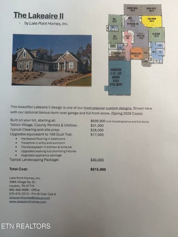 169 Dudi Tr, Vonore, TN 37885