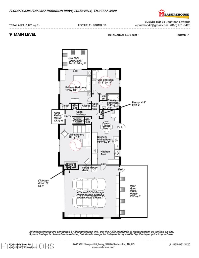 2527 Robinson Dr, Louisville, TN 37777