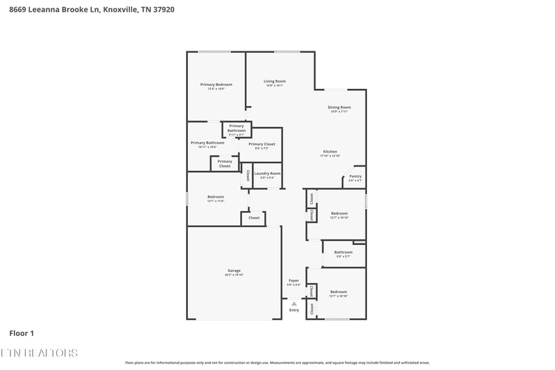 8669 Leeanna Brooke Ln, Knoxville, TN 37920