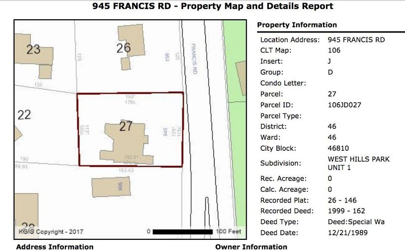 945 Francis Rd, Knoxville, TN 37909