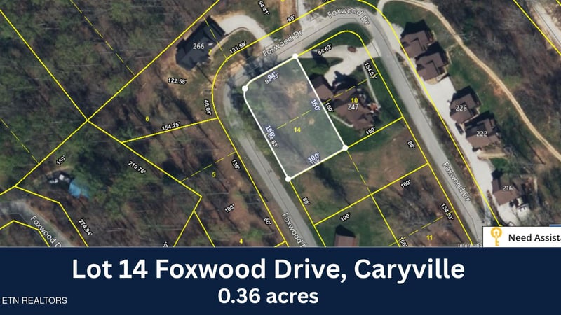 Lot 14 Foxwood Dr, Caryville, TN 37714