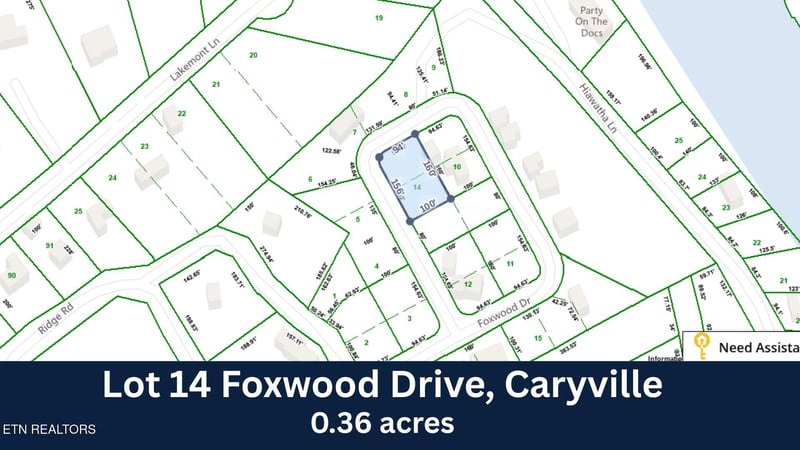 Lot 14 Foxwood Dr, Caryville, TN 37714
