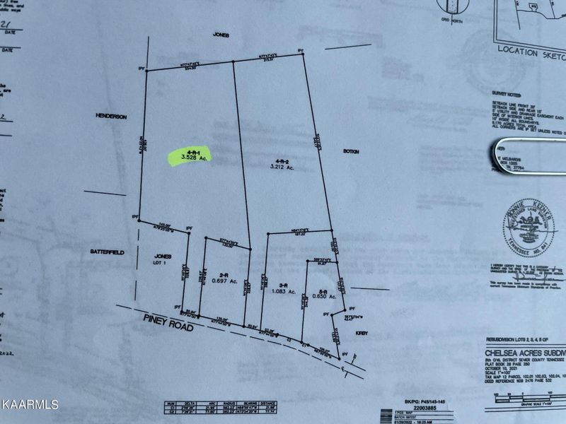 Lot 4R1 Piney Rd, Kodak, TN 37764