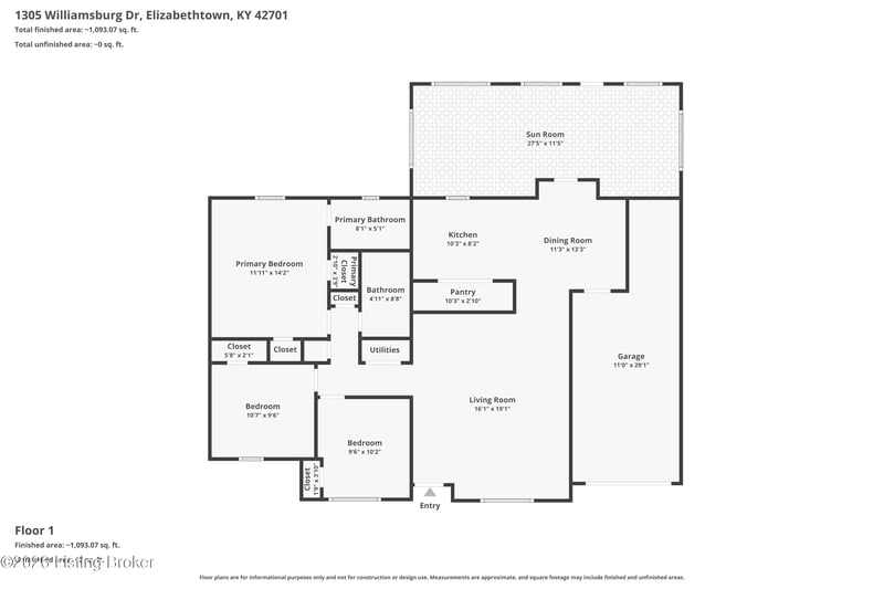1305 Williamsburg Dr, Elizabethtown, KY 42701
