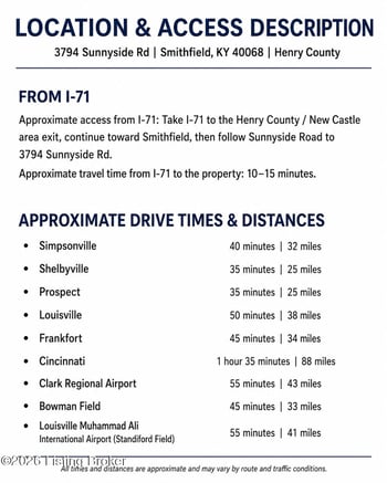 TRACT 1 00 Sunnyside Rd, Smithfield, KY 40068