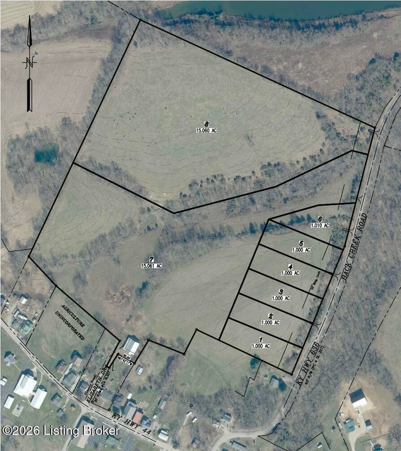 Tract 3 Back Creek Rd, Mt Eden, KY 40046