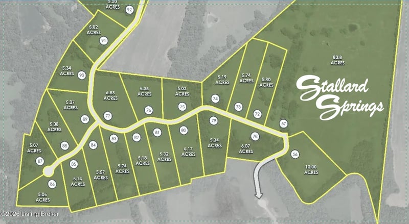 TRACT 75 The Farm @ Stallard Springs, Shelbyville, KY 40065
