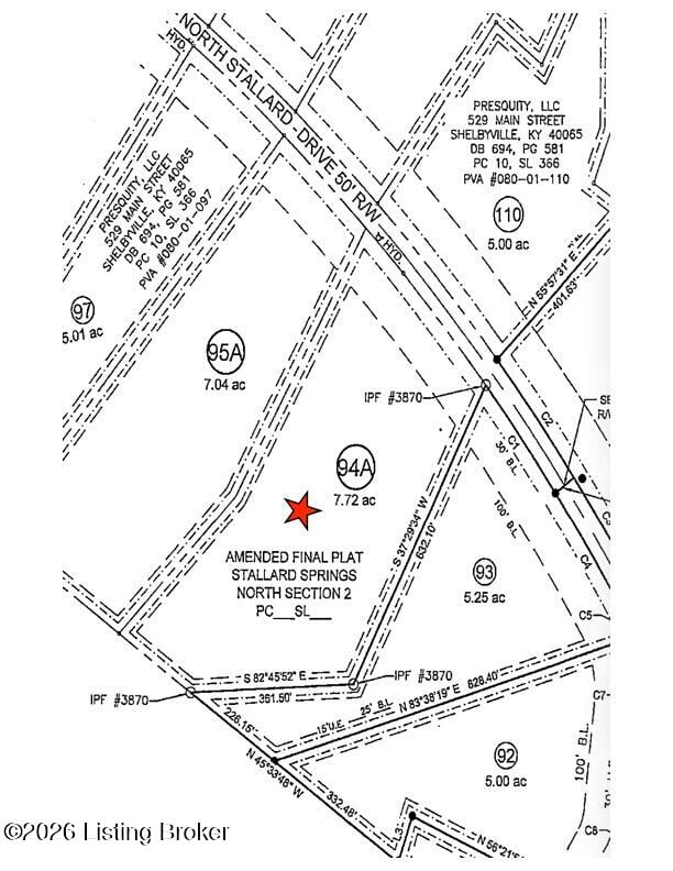 Tract 94A Stallard Springs North, Shelbyville, KY 40065